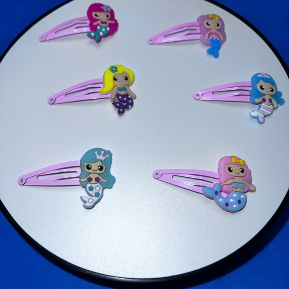 NWOT - Set of 6 Mermaid Hair Barrettes!! - Picture 4 of 9
